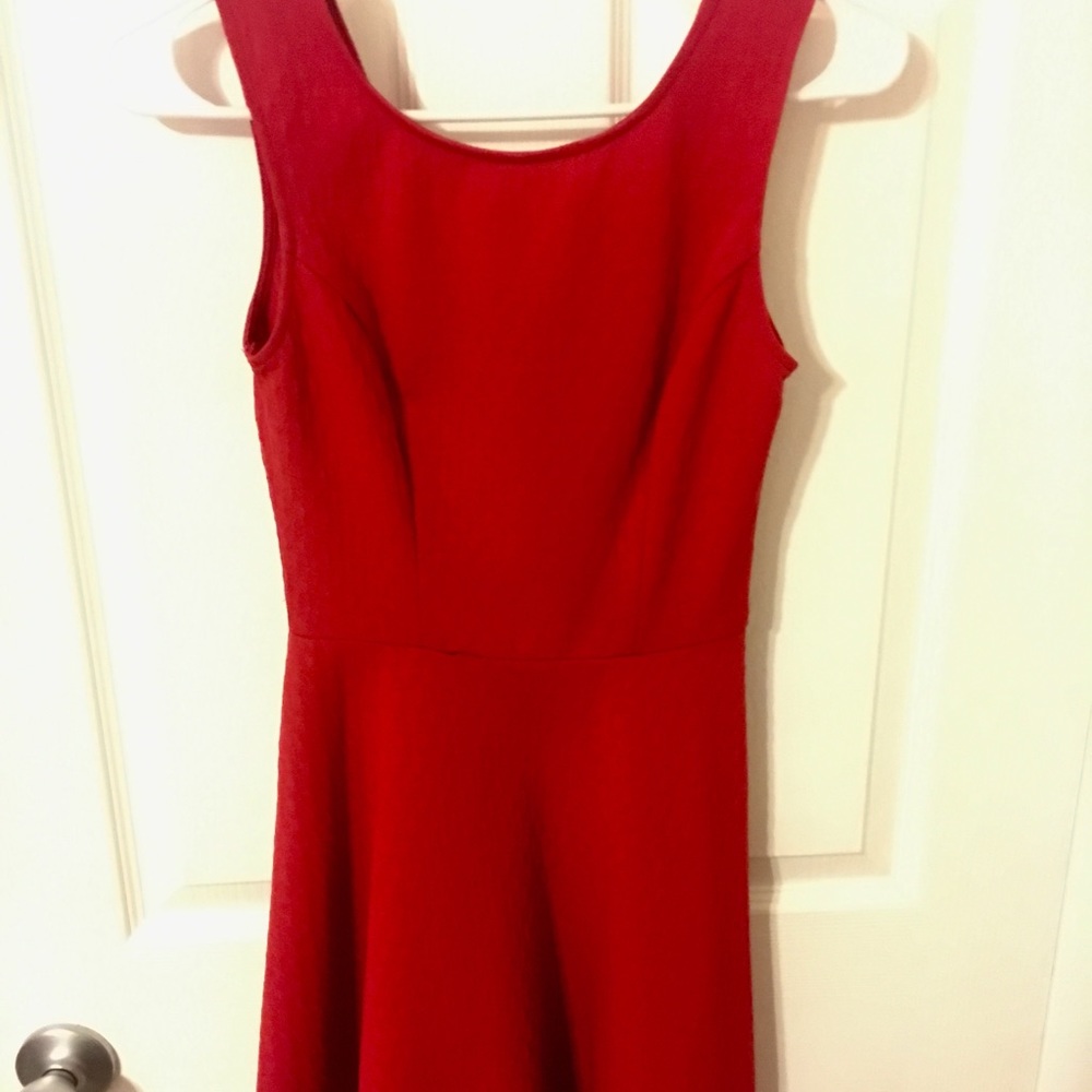 Red Aline dress